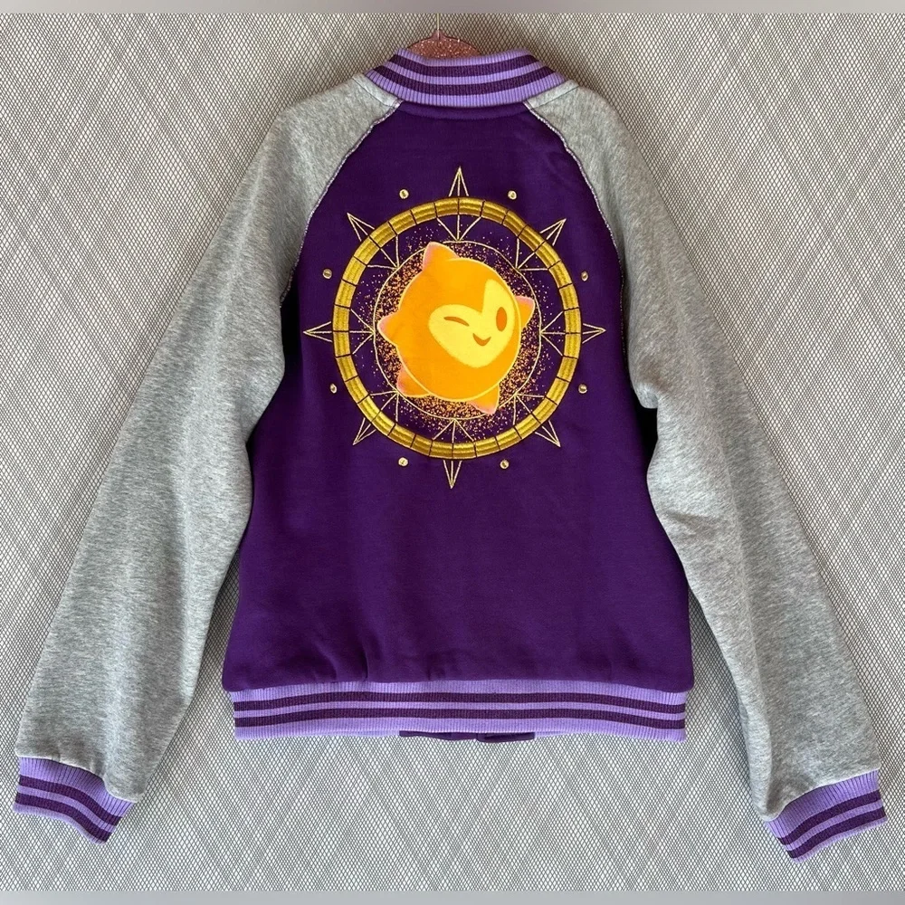 Disney - Wish Asha Star Purple Varsity Jacket (Size 7/8) NWT